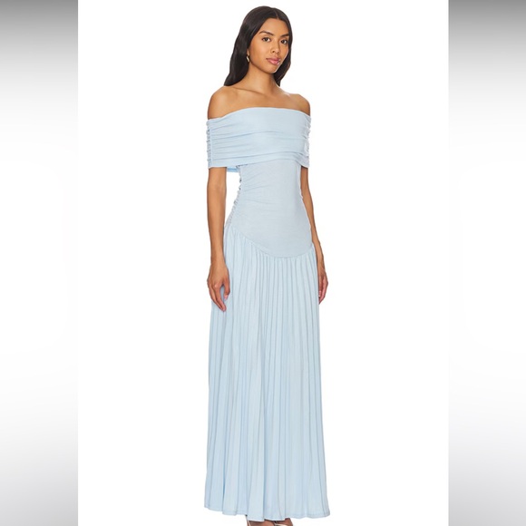 LIONESS Field Of Dreams Dress in Light Blue Size Small - Picture 2 of 3